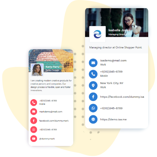 کارت ویزیت های دیجیتال بدون تماس